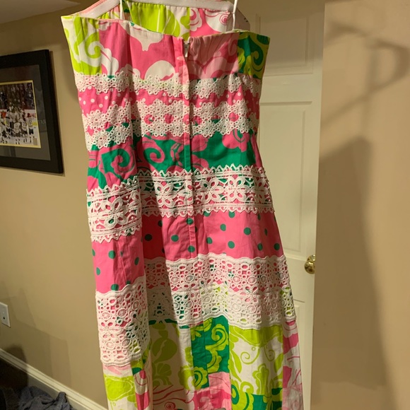Lilly Pulitzer Strapless Dress - Picture 3 of 4